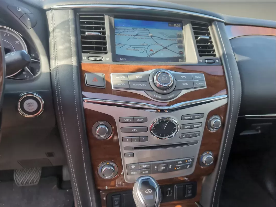 2019 /Black Infiniti QX80 LUXE (JN8AZ2NF9K9) with an Premium Unleaded V-8 5.6 L/339 engine, 7-Speed Automatic w/OD transmission, located at 1430 Gateway Drive, Opelika, AL, 36801, (334) 239-0944, 32.637871, -85.409790 - 2019 Infiniti QX80 LUXE - Photo#15