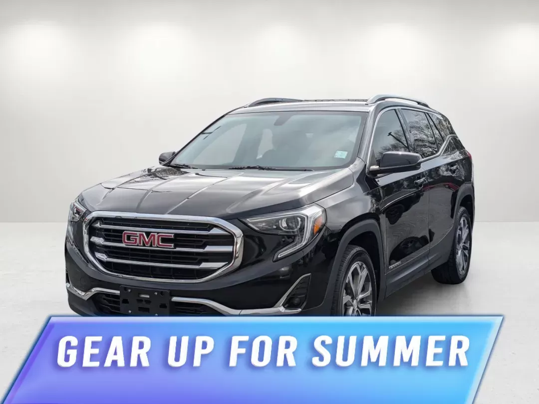 2019 /Medium Ash Gray/Jet Black GMC Terrain SLT (3GKALPEX4KL) with an Turbocharged Gas/E15 I4 2.0L/122 engine, 9-Speed Automatic transmission, located at 5115 14th Ave., Columbus, GA, 31904, (706) 323-0345, 32.511494, -84.971046 - 2019 GMC Terrain SLT - Photo#0