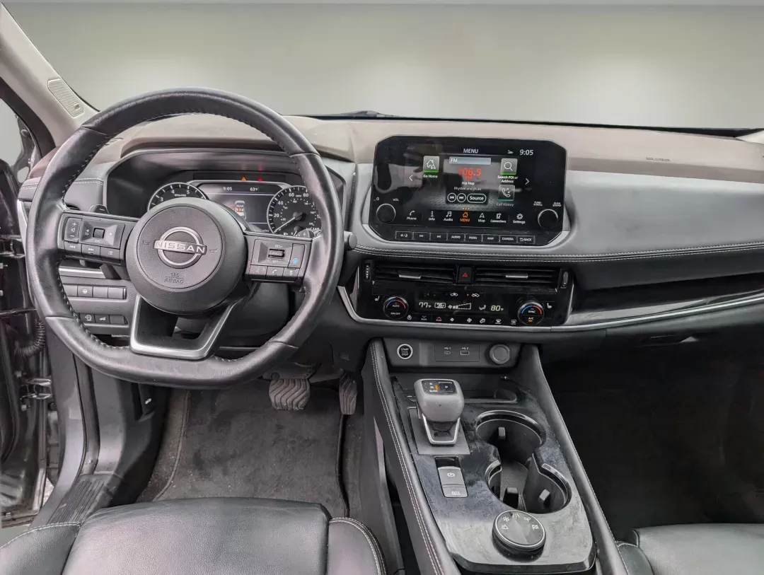 2023 /Charcoal Nissan Rogue SL (5N1BT3CB5PC) with an Intercooled Turbo Regular Unleaded I-3 1.5 L/91 engine, 1-Speed CVT w/OD transmission, located at 804 22nd Ave, Phenix City, AL, 36870, (334) 297-1860, 32.484749, -85.024475 - 2023 Nissan Rogue SL - Photo#10