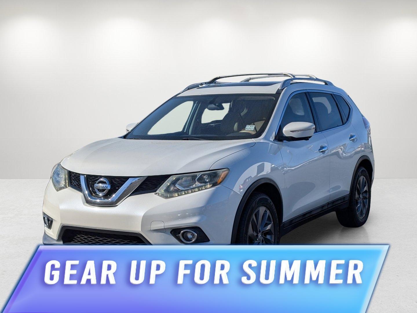 2015 /Almond Nissan Rogue SL (5N1AT2MT5FC) with an Regular Unleaded I-4 2.5 L/152 engine, 1-Speed CVT w/OD transmission, located at 804 22nd Ave, Phenix City, AL, 36870, (334) 297-1860, 32.484749, -85.024475 - 2015 Nissan Rogue SL - Photo#0